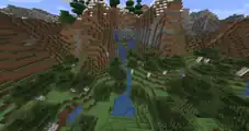 2 water springs generated in birch forest biome.