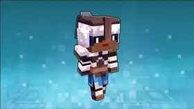 Frosty Adventurer Screenshot MCL.png: Infobox image for Frosty Adventurer the legends skin in Minecraft