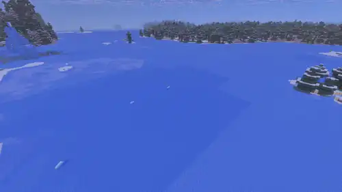 Frozen River Vibrant Visuals.png: Infobox image for Frozen River the biome in Minecraft