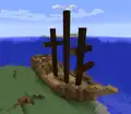 An undamaged shipwreck that generated entirely on land.