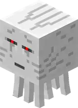 Ghasts as they appear in Minecraft: Story Mode