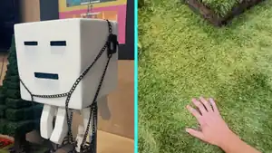 A statue of a ghast.