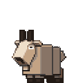 Goat Idle animation.
