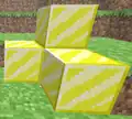 Gold blocks in this version.