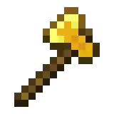 Golden Axe.png: Infobox image for Axe the item in Minecraft