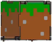 Grass block figure of Flippin' Figs