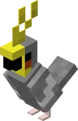 Gray Parrot (Story Mode).png: Infobox image for Parrot the story mode mob in Minecraft