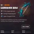Guardian bow within the inventory.
