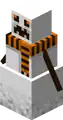 A snow golem as it appears in the Halloween mash-up pack.