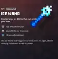 An ice wand within the inventory.