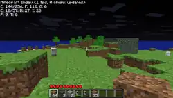 Strange lighting at night.