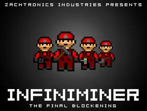 Infiniminer_Title_screen.png: Infobox image for Infiniminer the program in Minecraft