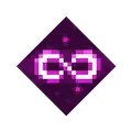 Infinity.png: Infobox image for Infinity the dungeons enchantment in Minecraft