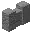 Invicon Andesite Wall BE.png: Inventory sprite for Andesite Wall in Minecraft as shown in-game with description: Andesite Wall