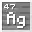 Invicon Silver.png: Inventory sprite for Silver in Minecraft as shown in-game linking to Silver with description: Silver