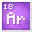 Invicon Argon.png: Inventory sprite for Argon in Minecraft as shown in-game linking to Element#Argon with description: Argon