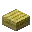 Invicon Bamboo Slab.png: Inventory sprite for Bamboo Slab in Minecraft as shown in-game linking to Bamboo Slab with description: Bamboo Slab