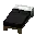 Invicon Black Bed.png: Sprite image for Black Bed in Minecraft