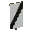 Invicon Black Bend Sinister Banner.png: Sprite image for Black Bend Sinister Banner in Minecraft