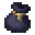 Invicon Black Bundle.png: Inventory sprite for Black Bundle in Minecraft as shown in-game linking to Black Bundle with description: Black Bundle