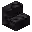 Invicon Blackstone Stairs.png: Inventory sprite for Blackstone Stairs in Minecraft as shown in-game linking to Blackstone Stairs with description: Blackstone Stairs