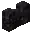 Invicon Blackstone Wall BE.png: Inventory sprite for Blackstone Wall in Minecraft as shown in-game with description: Blackstone Wall