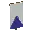 Invicon Blue Chevron Banner.png: Inventory sprite for Blue Chevron Banner in Minecraft as shown in-game linking to Banner with description: Banner Blue Chevron