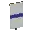 Invicon Blue Fess Banner.png: Inventory sprite for Blue Fess Banner in Minecraft as shown in-game linking to Banner with description: Banner Blue Fess