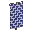 Invicon Blue Field Masoned Banner.png: Inventory sprite for Blue Field Masoned Banner in Minecraft as shown in-game linking to Banner with description: Banner Blue Field Masoned