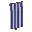Invicon Blue Paly Banner.png: Inventory sprite for Blue Paly Banner in Minecraft as shown in-game linking to Banner with description: Banner Blue Paly