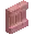 Invicon Cherry Shelf BE.png: Inventory sprite for Cherry Shelf in Minecraft as shown in-game with description: Cherry Shelf