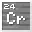 Invicon Chromium.png: Inventory sprite for Chromium in Minecraft as shown in-game linking to Element#Chromium with description: Chromium