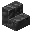 Invicon Cobbled Deepslate Stairs.png: Inventory sprite for Cobbled Deepslate Stairs in Minecraft as shown in-game linking to Cobbled Deepslate Stairs with description: Cobbled Deepslate Stairs