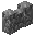 Invicon Cobblestone Wall BE.png: Inventory sprite for Cobblestone Wall in Minecraft as shown in-game linking to Cobblestone Wall with description: Cobblestone Wall