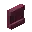 Invicon Crimson Shelf.png: Inventory sprite for Crimson Shelf in Minecraft as shown in-game linking to Crimson Shelf with description: Crimson Shelf
