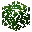 Invicon Dark Oak Leaves.png: Inventory sprite for Dark Oak Leaves in Minecraft as shown in-game linking to Dark Oak Leaves with description: Dark Oak Leaves