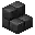 Invicon Deepslate Brick Stairs.png: Inventory sprite for Deepslate Brick Stairs in Minecraft as shown in-game linking to Deepslate Brick Stairs with description: Deepslate Brick Stairs