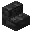 Invicon Deepslate Tile Stairs.png: Inventory sprite for Deepslate Tile Stairs in Minecraft as shown in-game linking to Deepslate Tile Stairs with description: Deepslate Tile Stairs
