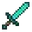 Invicon Diamond Sword SM.png: Inventory sprite for Diamond Sword in Minecraft as shown in-game linking to Diamond Sword with description: Diamond Sword