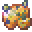 Invicon Enchanted Golden Poisonous Potato.png: Inventory sprite for Enchanted Golden Poisonous Potato in Minecraft as shown in-game with description: