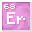 Invicon Erbium.png: Inventory sprite for Erbium in Minecraft as shown in-game linking to Element#Erbium with description: Erbium