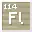 Invicon Flerovium.png: Inventory sprite for Flerovium in Minecraft as shown in-game linking to Element#Flerovium with description: Flerovium