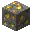 Invicon Gold Ore.png: Inventory sprite for Gold Ore in Minecraft as shown in-game linking to Gold Ore with description: Gold Ore