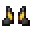 Invicon Gold Trim Netherite Boots.png: Inventory sprite for Gold Trim Netherite Boots in Minecraft as shown in-game linking to Gold Trim Netherite Boots with description: Netherite Boots Upgrade: &nbsp;Armor Trim &nbsp;Gold Material When on Feet: +3 Armor +3 Armor Toughness +1 Knockback Resistance
