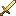 Invicon Golden Sword.png: Inventory sprite for Golden Sword in Minecraft as shown in-game linking to Golden Sword with description: Golden Sword When in Main Hand:  4 Attack Damage  1.6 Attack Speed