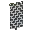 Invicon Gray Field Masoned Banner.png: Inventory sprite for Gray Field Masoned Banner in Minecraft as shown in-game linking to Banner with description: Banner Gray Field Masoned