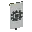 Invicon Gray Flower Charge Banner.png: Inventory sprite for Gray Flower Charge Banner in Minecraft as shown in-game linking to Banner with description: Banner Gray Flower Charge