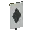 Invicon Gray Lozenge Banner.png: Inventory sprite for Gray Lozenge Banner in Minecraft as shown in-game linking to Banner with description: Banner Gray Lozenge