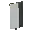 Invicon Gray Pale Sinister Banner.png: Inventory sprite for Gray Pale Sinister Banner in Minecraft as shown in-game linking to Banner with description: Banner Gray Pale Sinister