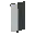 Invicon Gray Per Pale Inverted Banner.png: Inventory sprite for Gray Per Pale Inverted Banner in Minecraft as shown in-game linking to Banner with description: Banner Gray Per Pale Inverted